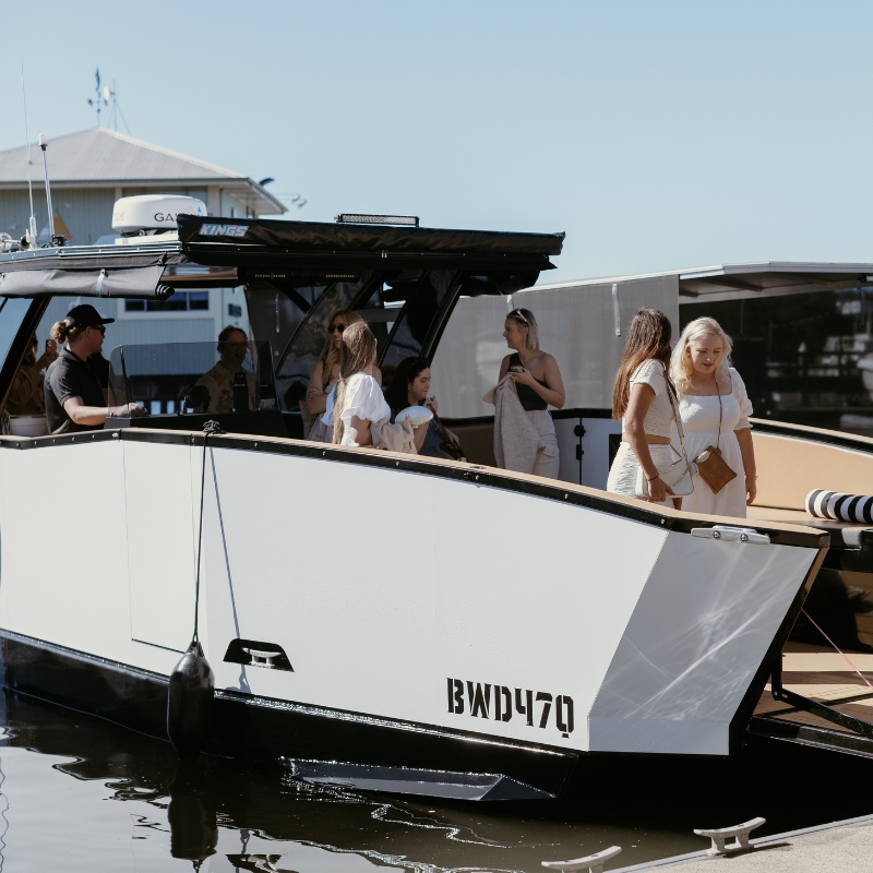 lilo boat at the marina